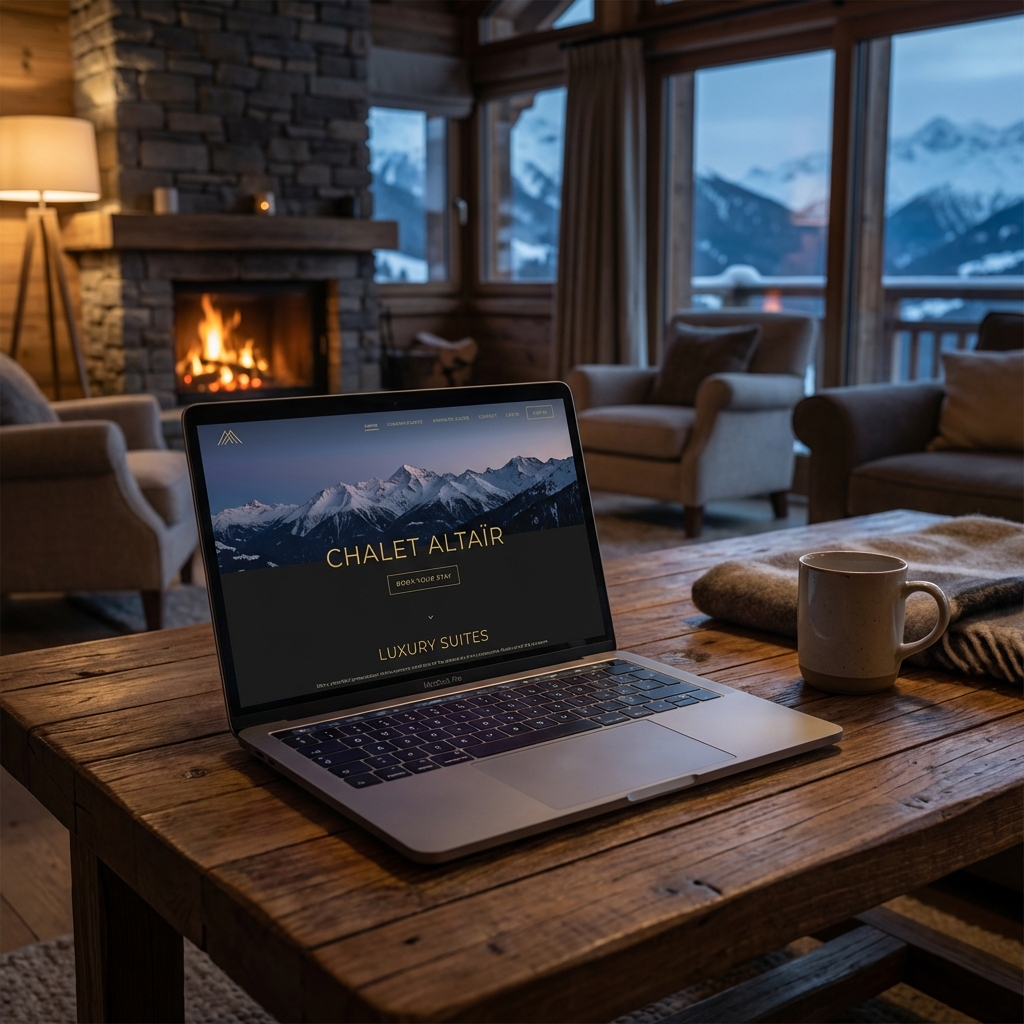 Chalet Altaïr Web Design
