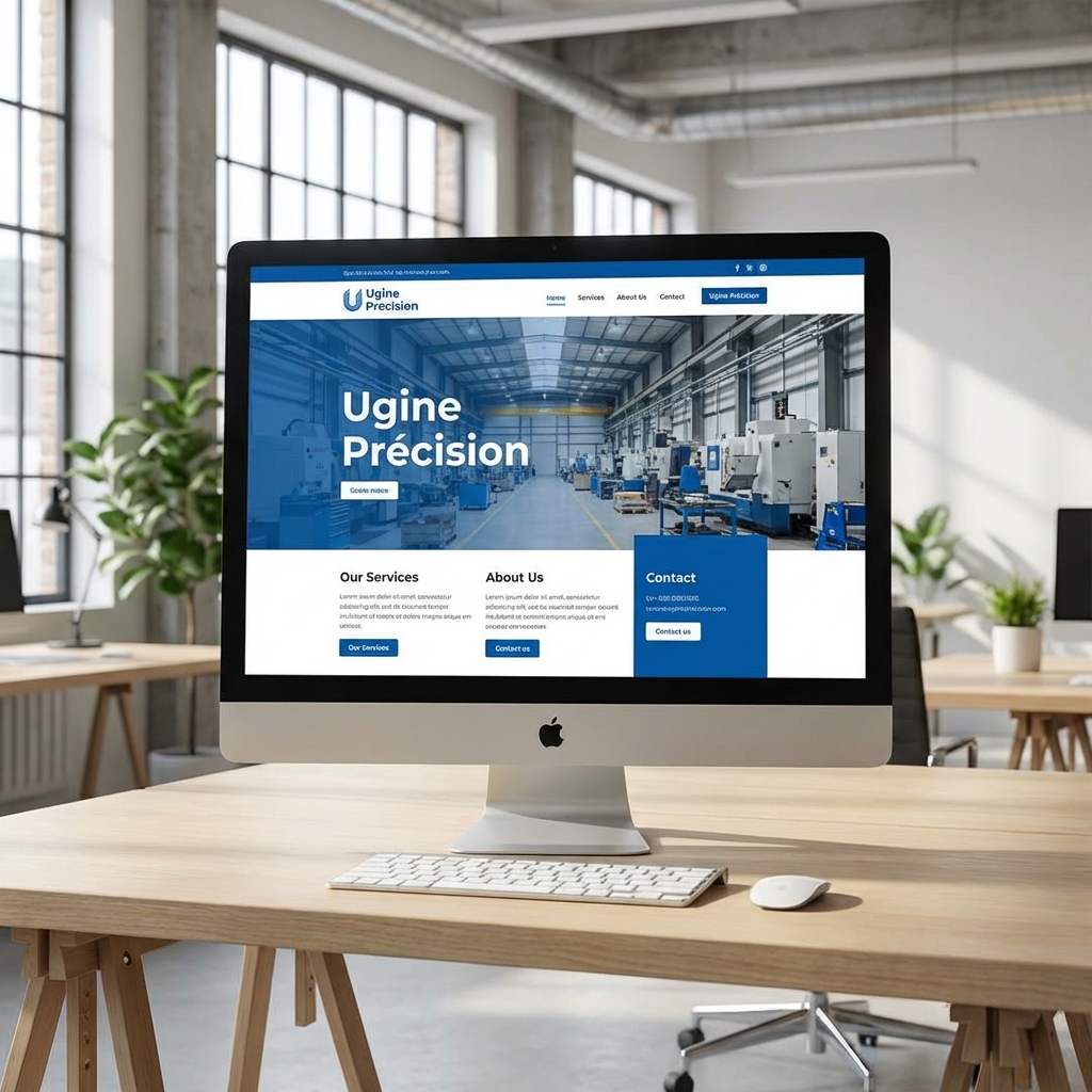 Ugine Précision Web Design